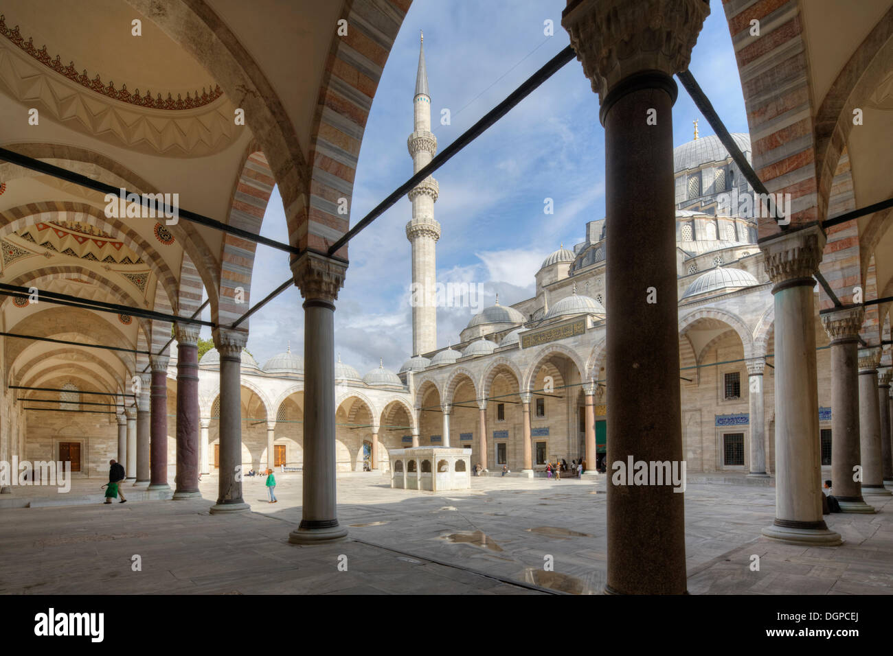 Europäische Süleymaniye-Moschee, Istanbul, Side, Türkei, Europa Stockfoto