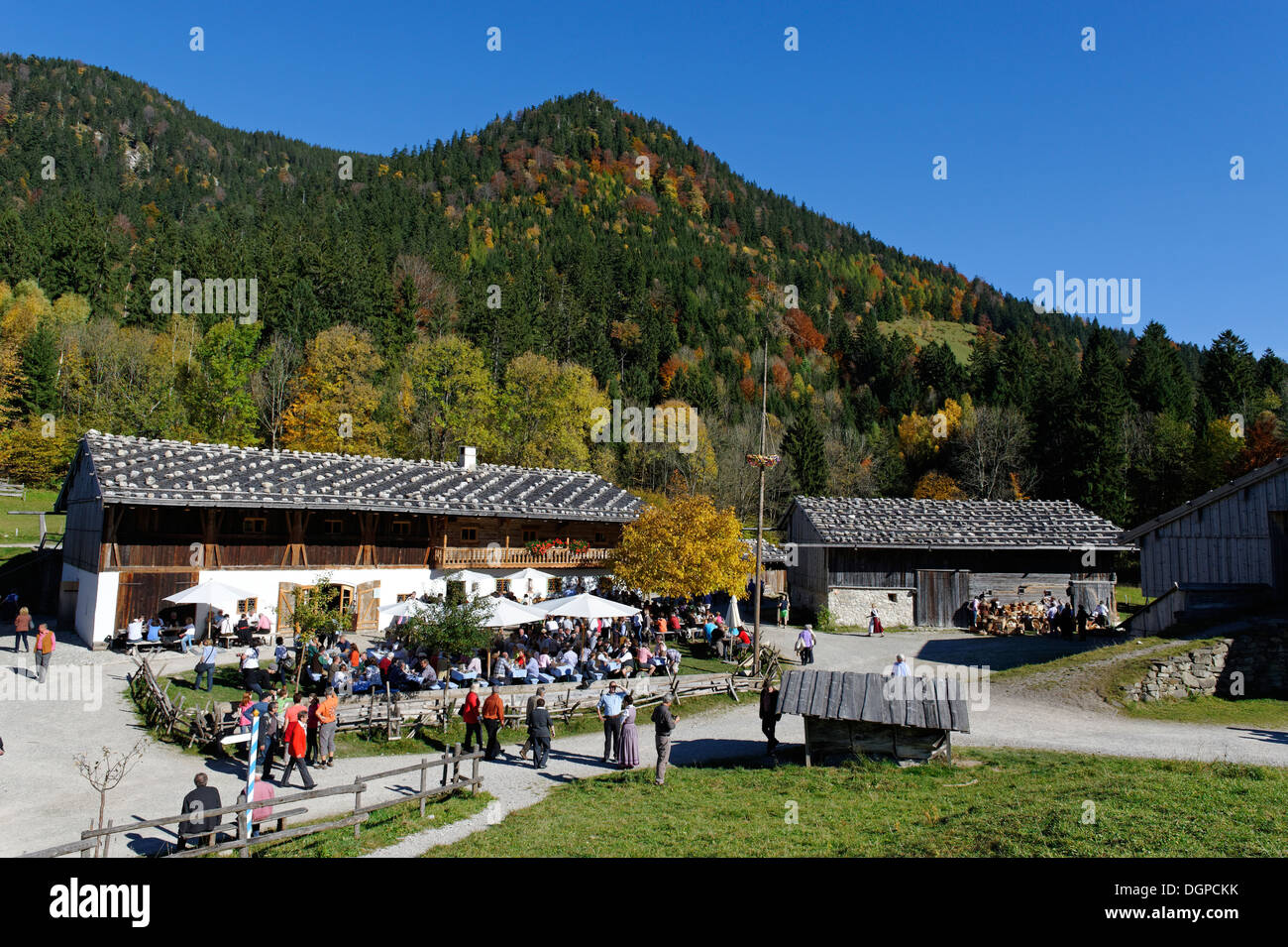 Deutschland, Bayern, Blick von Markus Wasmeier museum Stockfoto
