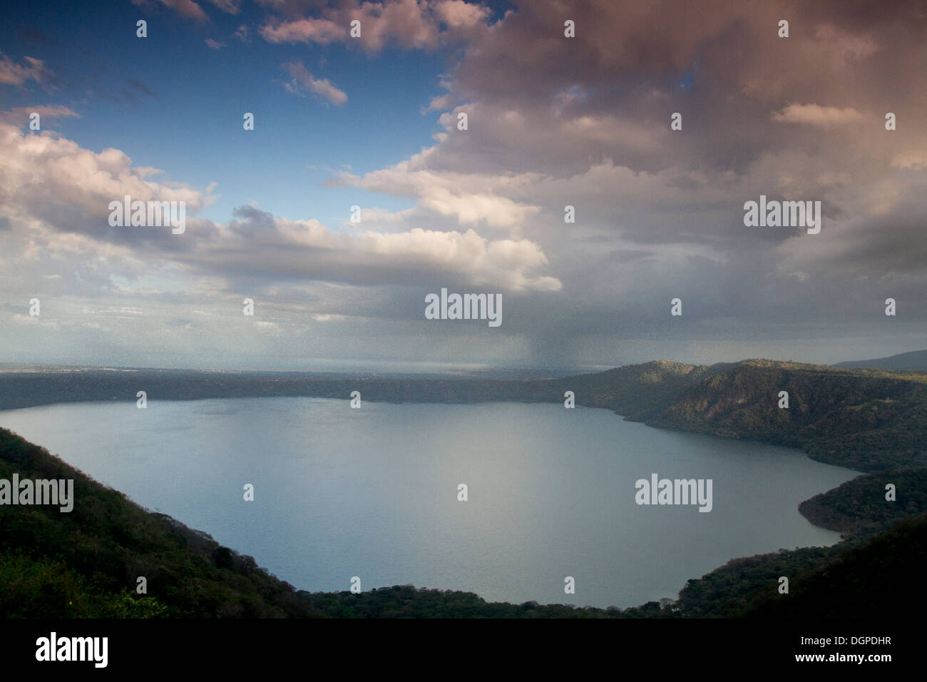 Catarina-See, bekannt als Laguna de Apoyo, Nicaragua. Stockfoto