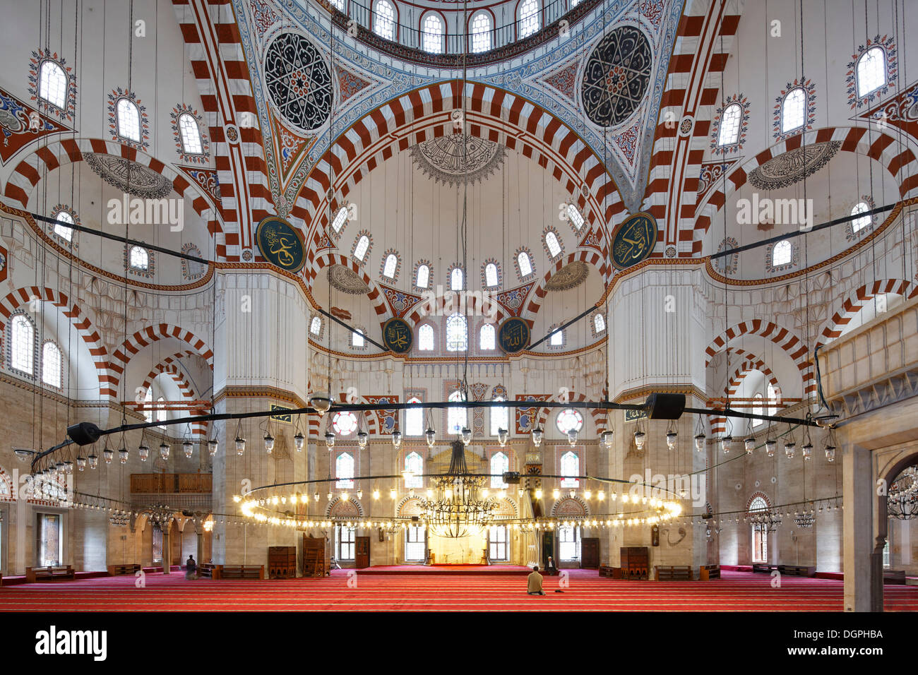 Sehzade Moschee, Prinz von Sinan, Sehzade Nachbarschaft im Stadtteil Fatih, Fatih, Istanbul, europäische Seite gebaut Stockfoto