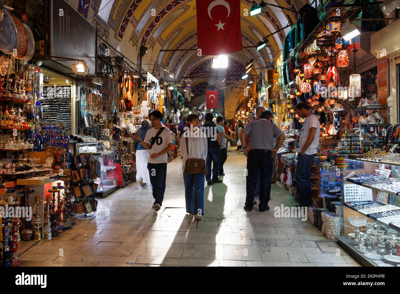 Großer Basar Beyazit, Eminönü, Istanbul, europäische Seite, Provinz Istanbul, Türkei, europäische Seite Stockfoto