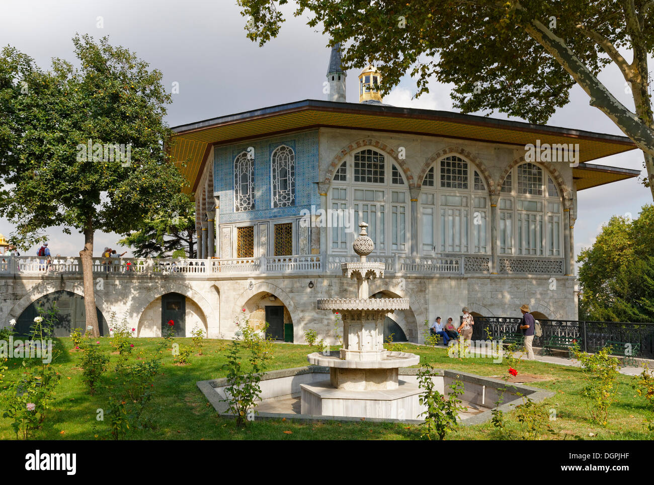 Bagdad-Pavillon oder Kiosk, vierte Hof Topkapı Sarayı, Topkapi Sarayi, Sultanahmet, Topkapi Palast, Istanbul Stockfoto