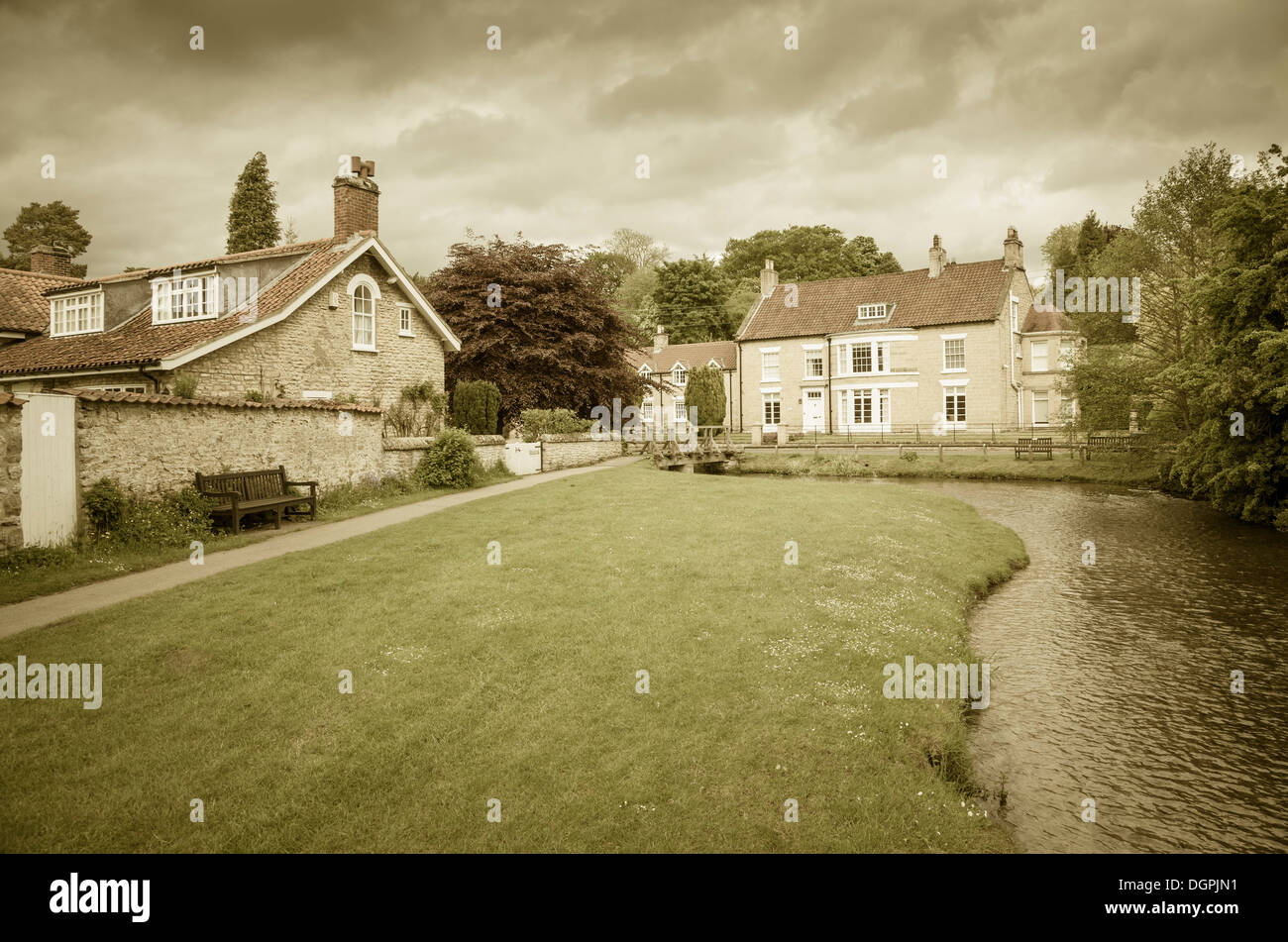 Thornton-le-Dale, North Yorkshire. Stockfoto