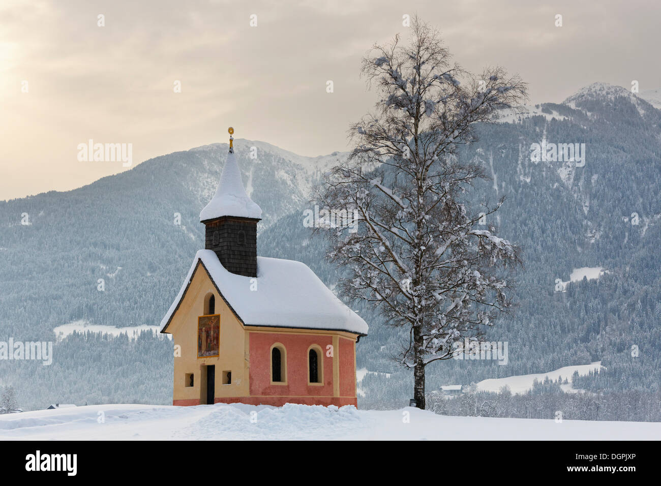 Kapelle der Leiden Retter, Grafendorf, Kirchdorf Im Gailtal, Kärnten, Österreich Stockfoto