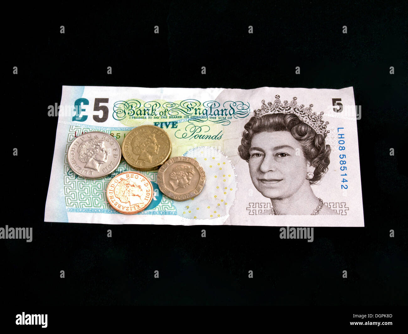 Die UK-Mindestlohn von £6,31 wurde am 1. Oktober 2013 eingeführt. Stockfoto