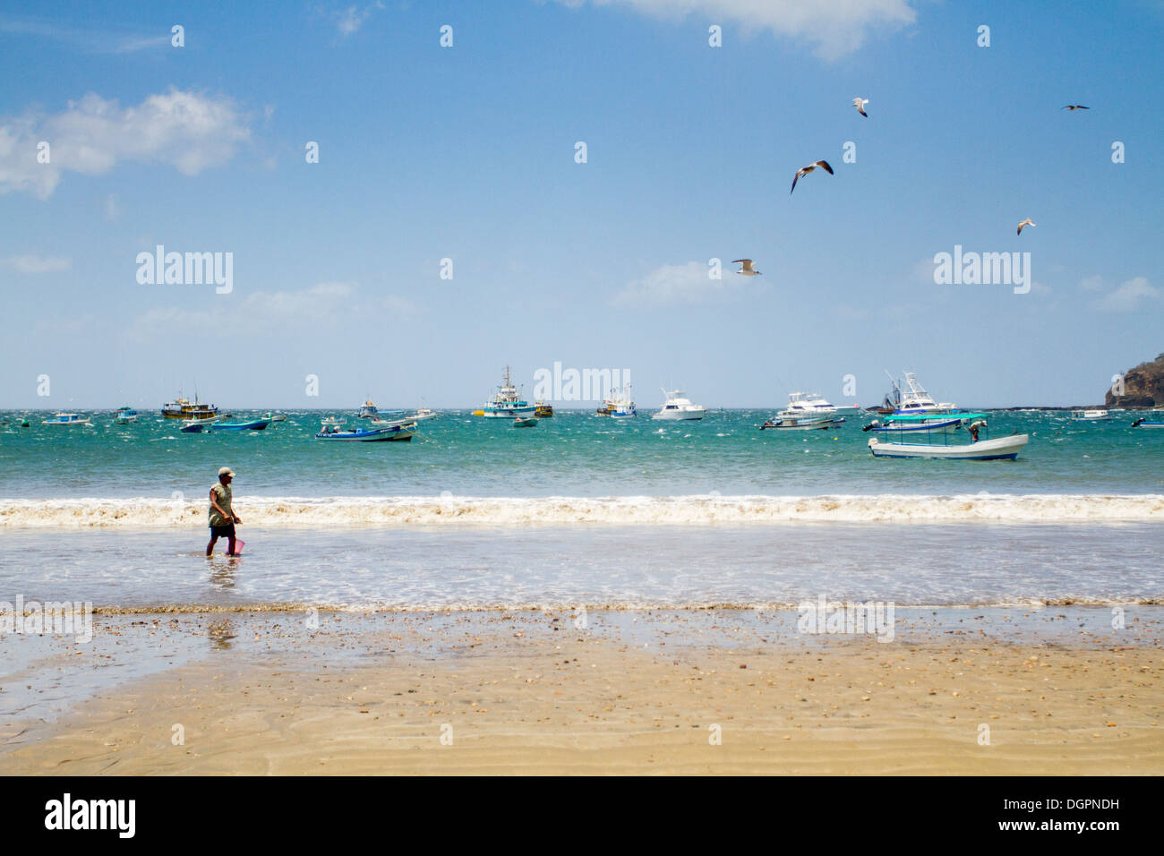 Strand von San Juan del Sur, Nicaragua. Stockfoto Strand von San Juan del Sur, Nicaragua. Stockfoto