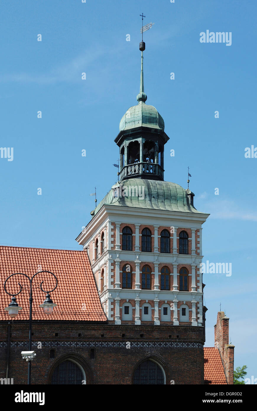 Bridgets Kirche Danzig - Kosciol Brygidy. Stockfoto