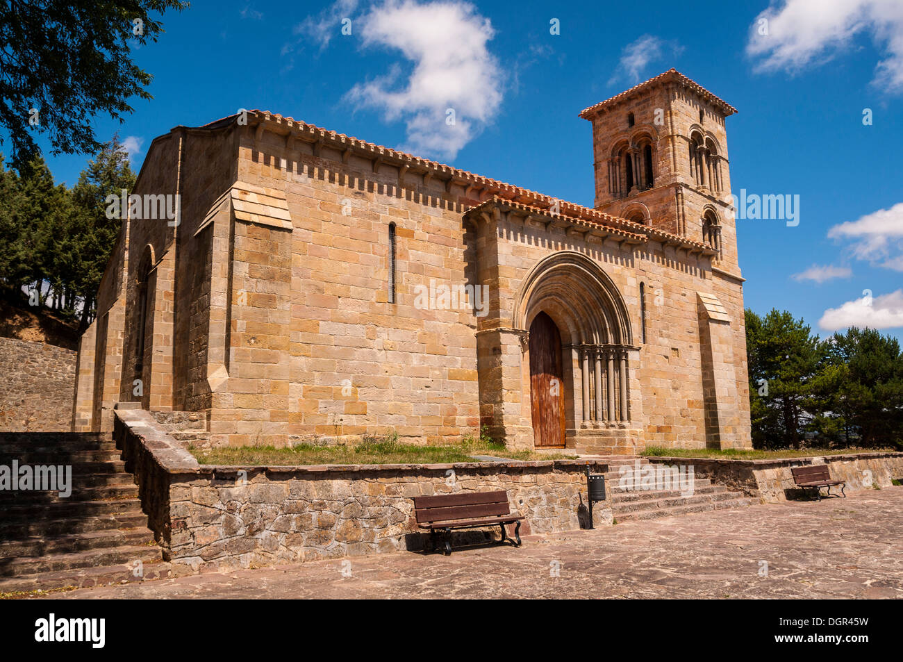 Ermita de Santa Cecilia, Aguilar de Campoo Stockfoto