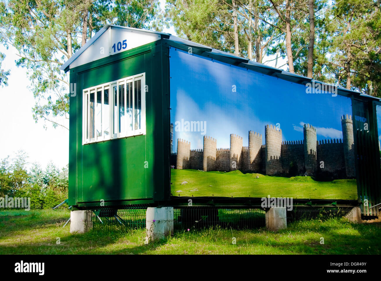 Ein Ferienhaus in Spanien Stockfoto