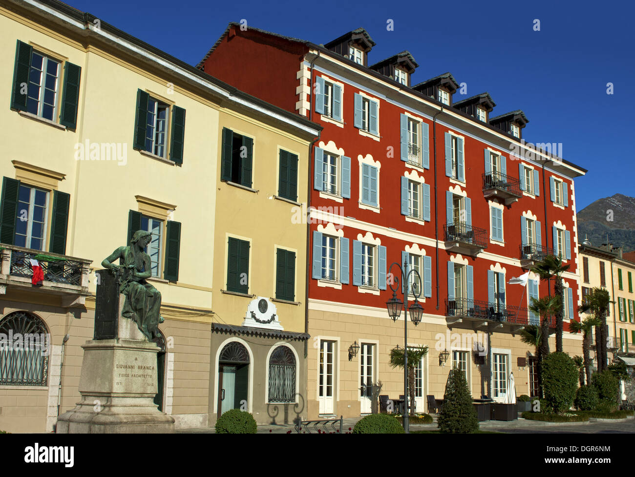 restaurierte Sterne Hotels Cannobio, Italien Stockfoto