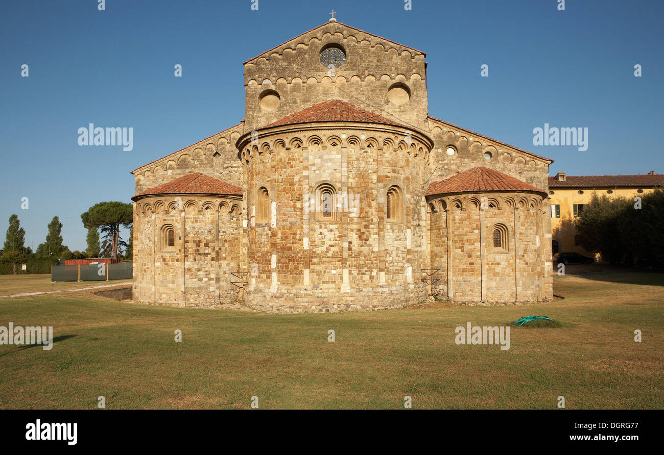 Basilika San Piero ein Grado, Pisa, Toskana, Italien, Europa Stockfoto
