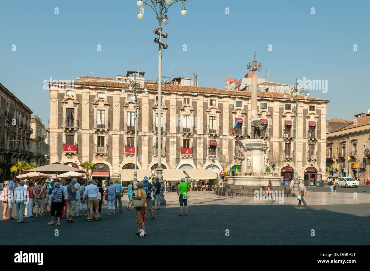 Palazzo Degli Elephanti, Catania, Sizilien, Italien Stockfoto