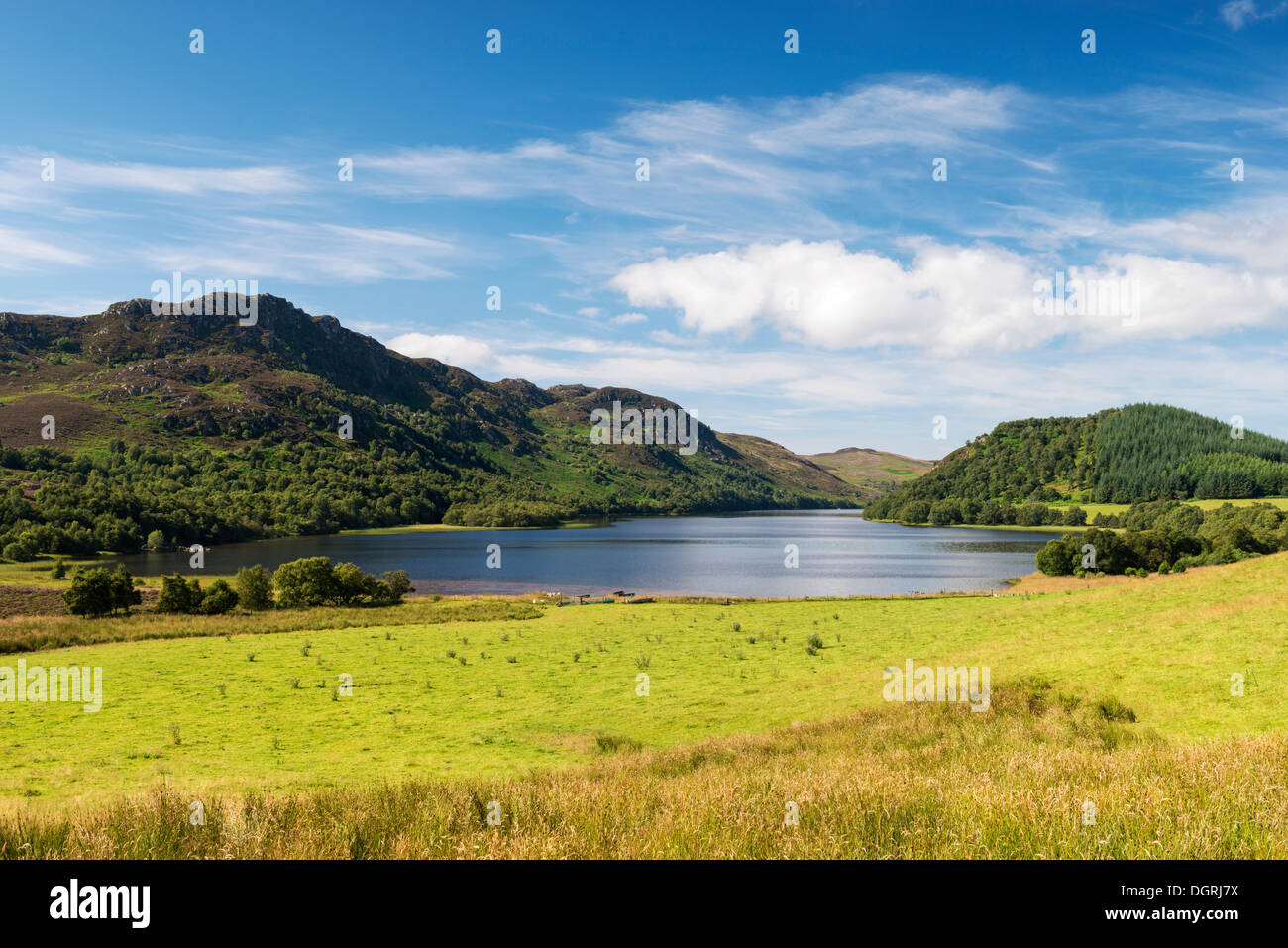 Loch Ruthven in der Nähe von Torness, North West Highlands, Schottland, Vereinigtes Königreich, Europa Stockfoto