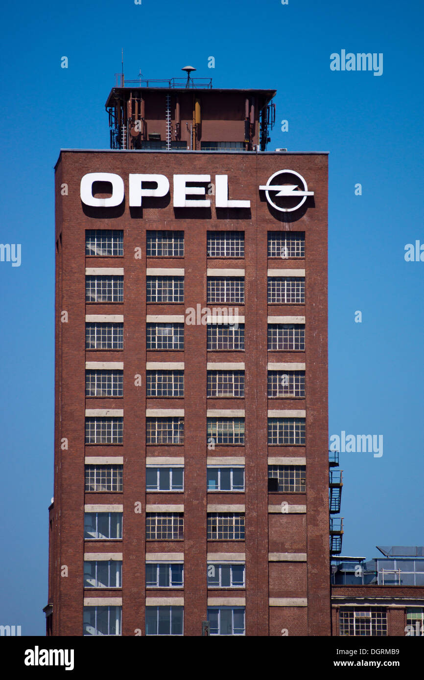 Opel-Werk in Rüsselsheim, Hessen Stockfoto