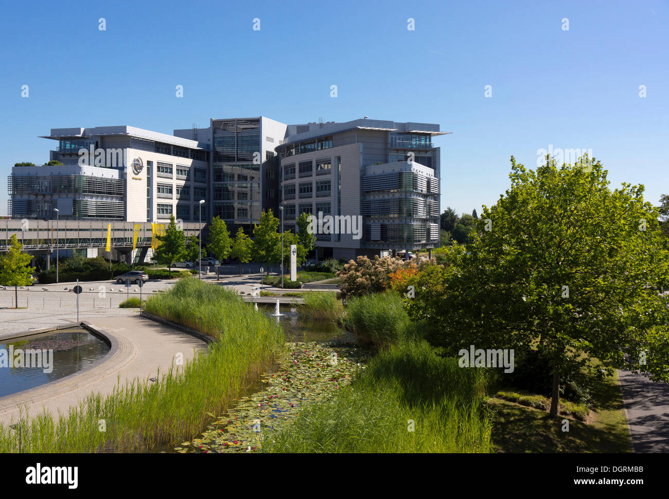 Adam Opel Haus, Sitz der Adam Opel AG, Rüsselsheim, Hessen Stockfoto