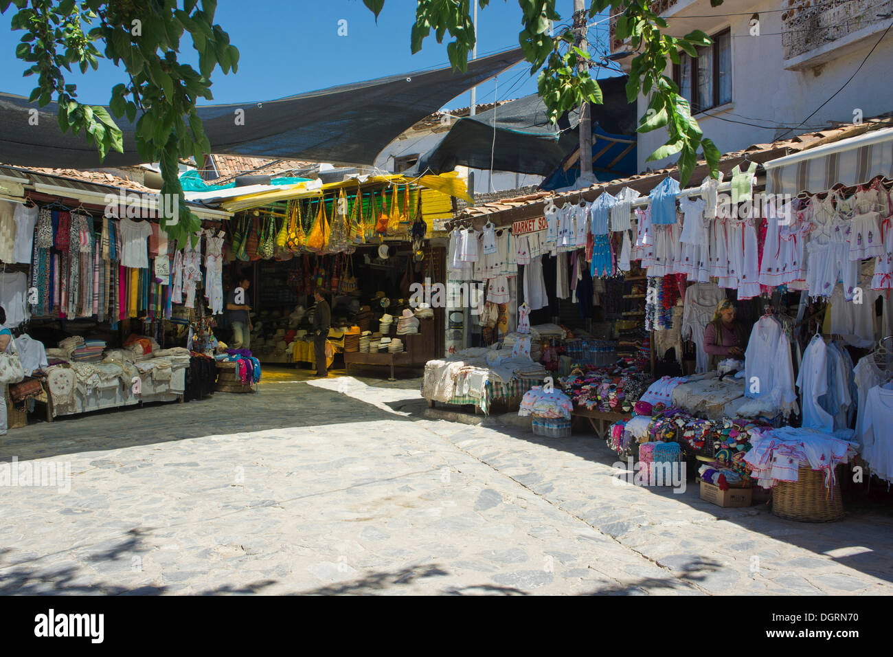 Läden mit Souvenirs und waren, Dorf Sirince, Selçuk, Antalya, Türkei, Asien, Selçuk, Unterein, Provinz Antalya Stockfoto