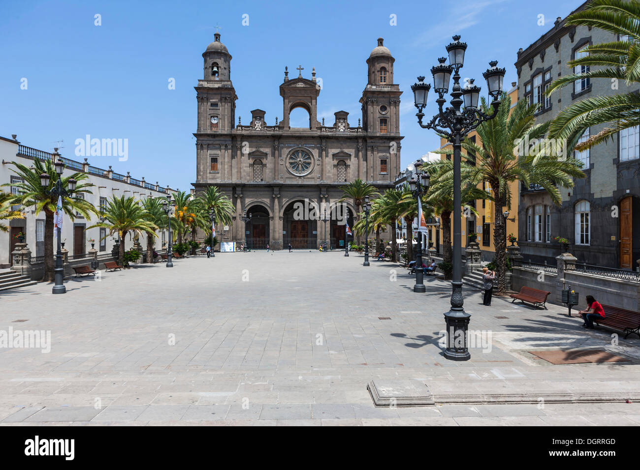 Kathedrale von Santa Ana, Plaza Santa Ana, Vegueta, der Altstadt von Las  Palmas, Las Palmas de Gran Canaria, Gran Canaria Stockfotografie - Alamy