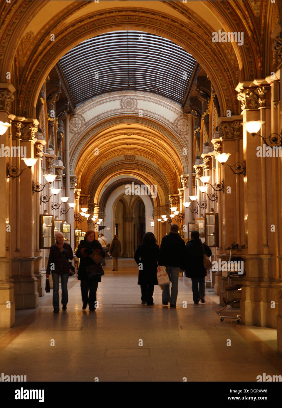 Freyung Passage im Palais Ferstel, Wien, Österreich, Europa Stockfoto
