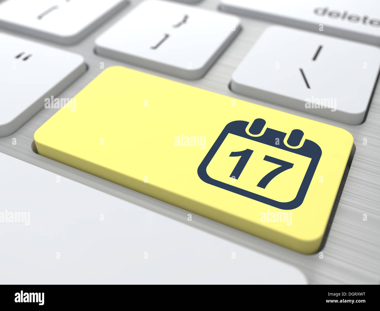 Desktop-Kalender-Icon. Stockfoto