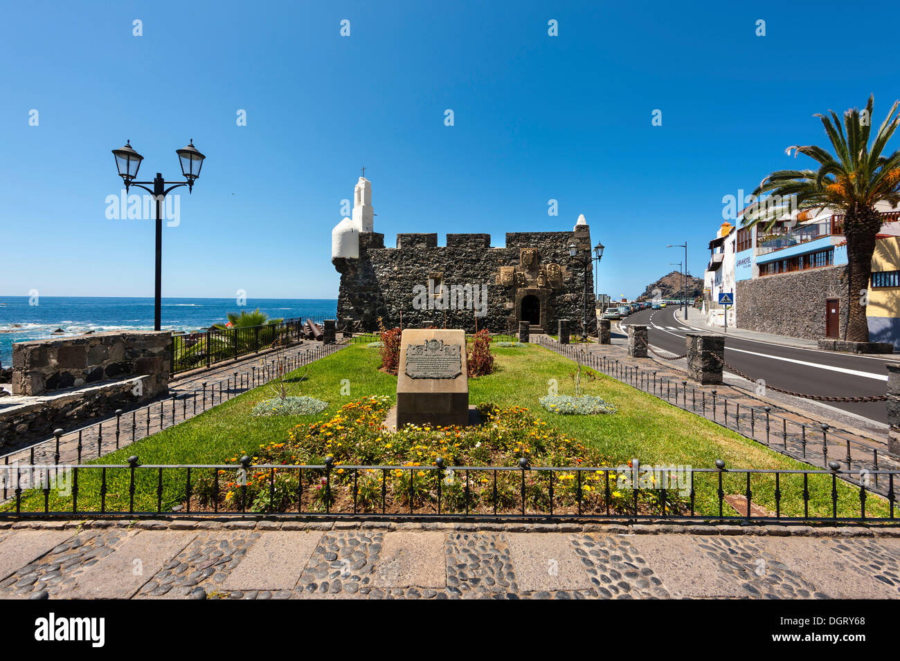 Castillo de San Miguel, Garachico, Teneriffa, Kanarische Inseln, Spanien Stockfoto