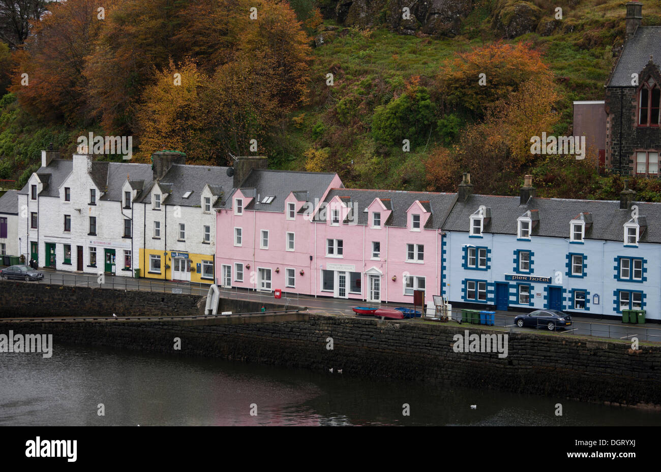 Portree, Isle Of Skye, innere Hebriden, Highlands, Schottland, Vereinigtes Königreich, Europa Stockfoto