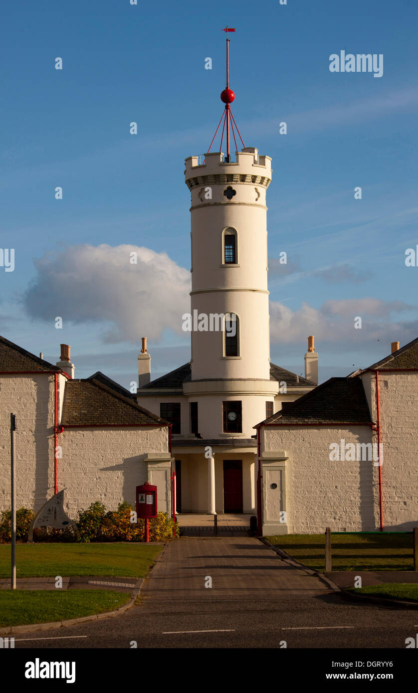 Leuchtturm-Museum, Leven, Schottland, Vereinigtes Königreich, Europa Stockfoto