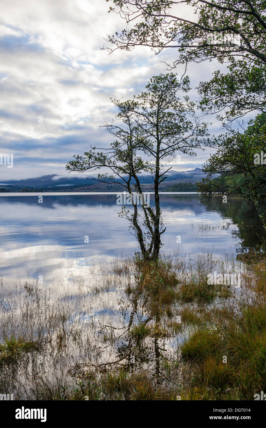 Götterdämmerung am Loch Awe Stockfoto