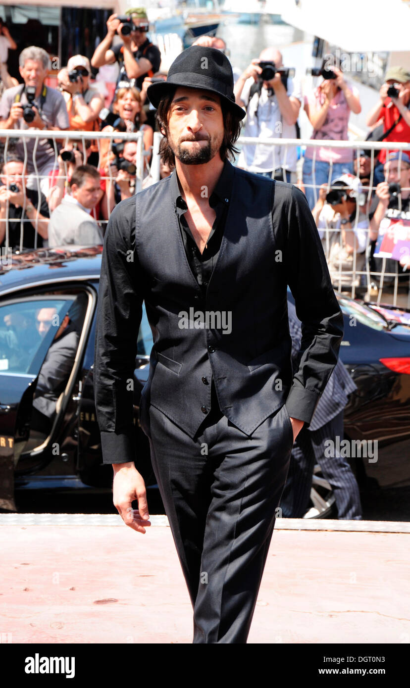 Adrien Brody Ankunft auf der 64. Internationalen Filmfestspiele in Cannes, Frankreich, Europa Stockfoto