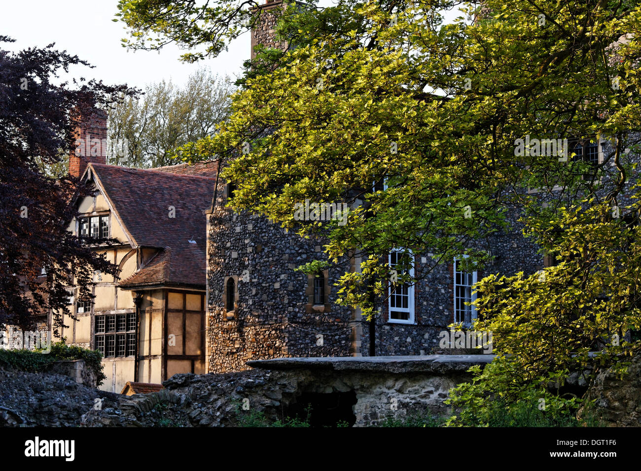 Die Kathedrale von Canterbury Kathedrale Green Park, South East England, administrative Grafschaft Kent, England, Vereinigtes Königreich, Europa Stockfoto