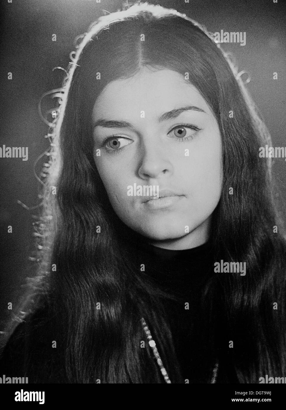 Junge Frau, DDR, ca. 1986 Stockfoto