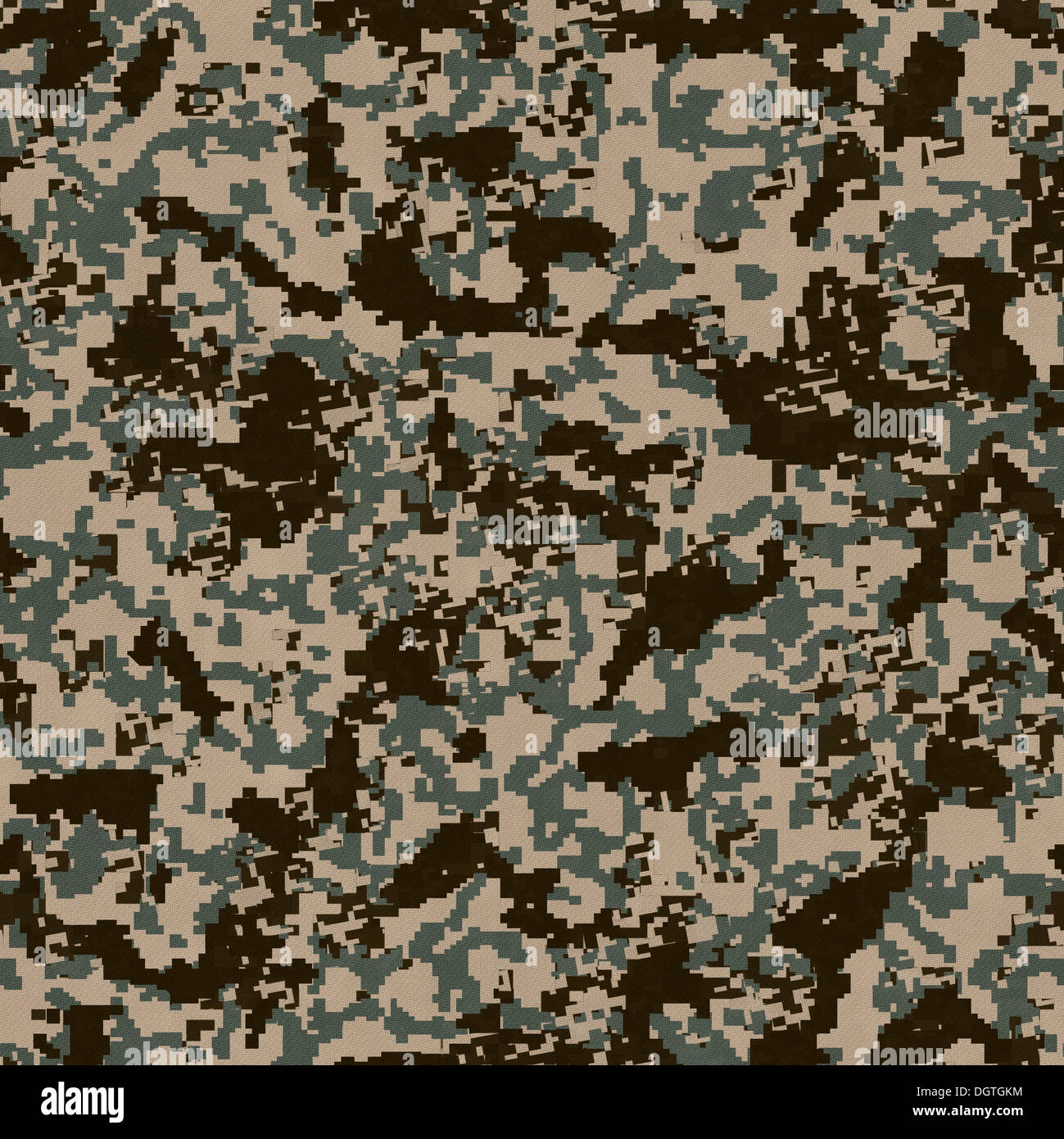 Digitalen Camouflage-Muster. Nahtlose Textur. Stockfoto