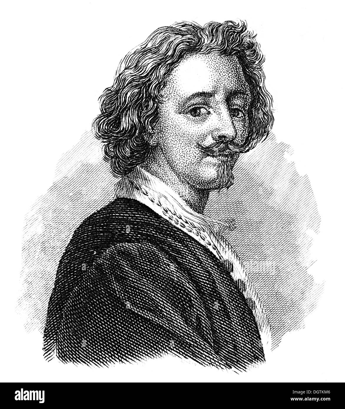 Sir Anthony van Dyck, 1599-1641, einem flämischen Barock-Künstler, Stockfoto
