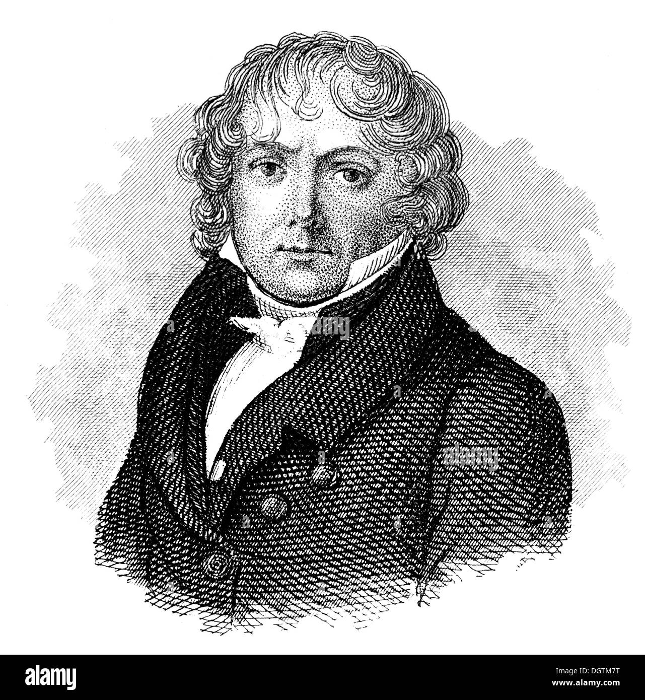 Jean-Baptiste Biot, 1774-1862, ein französischer Physiker, Astronom und Mathematiker Stockfoto