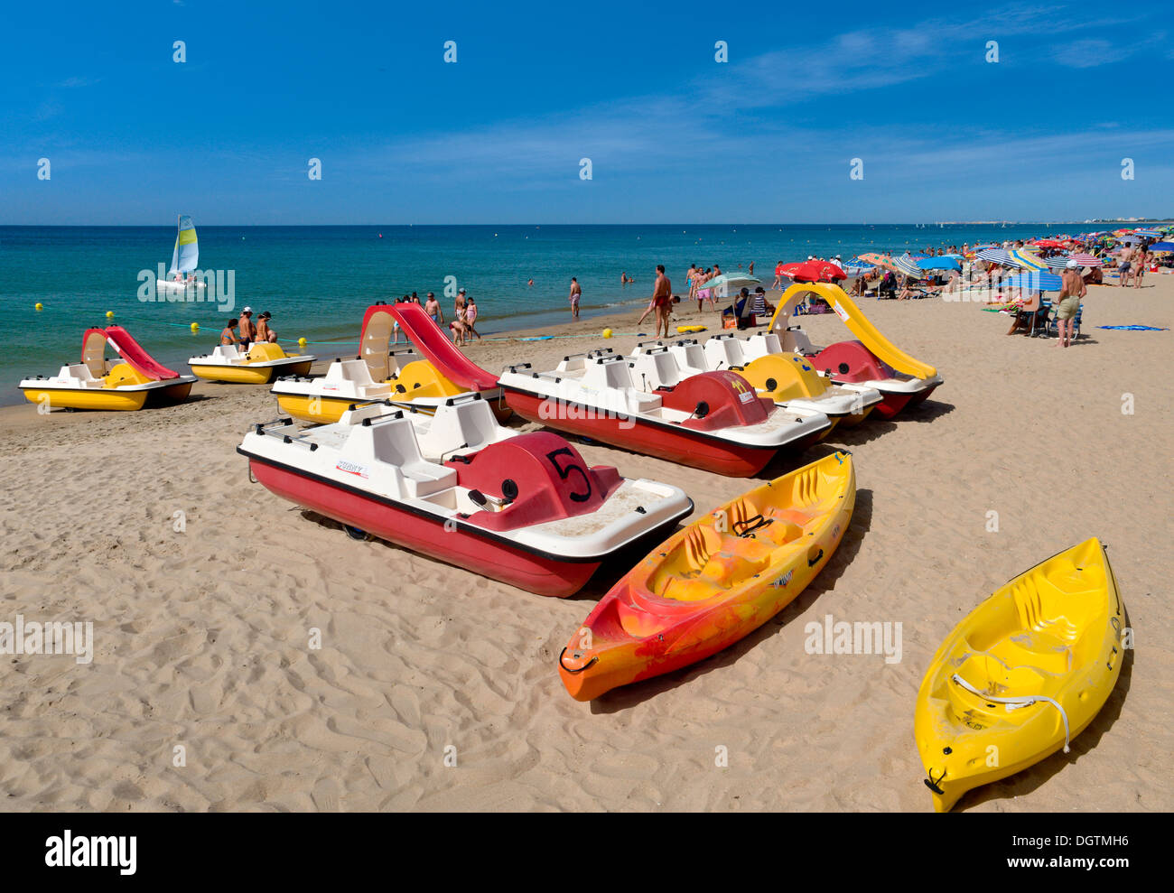 Spanien, Andalusien Costa De La Luz, Strand von Islantilla Stockfoto