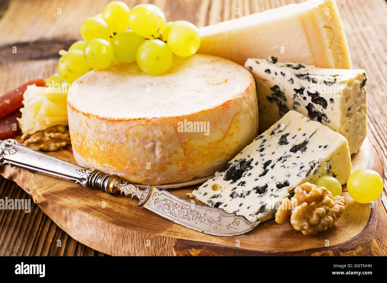 Käse-Platte Stockfoto
