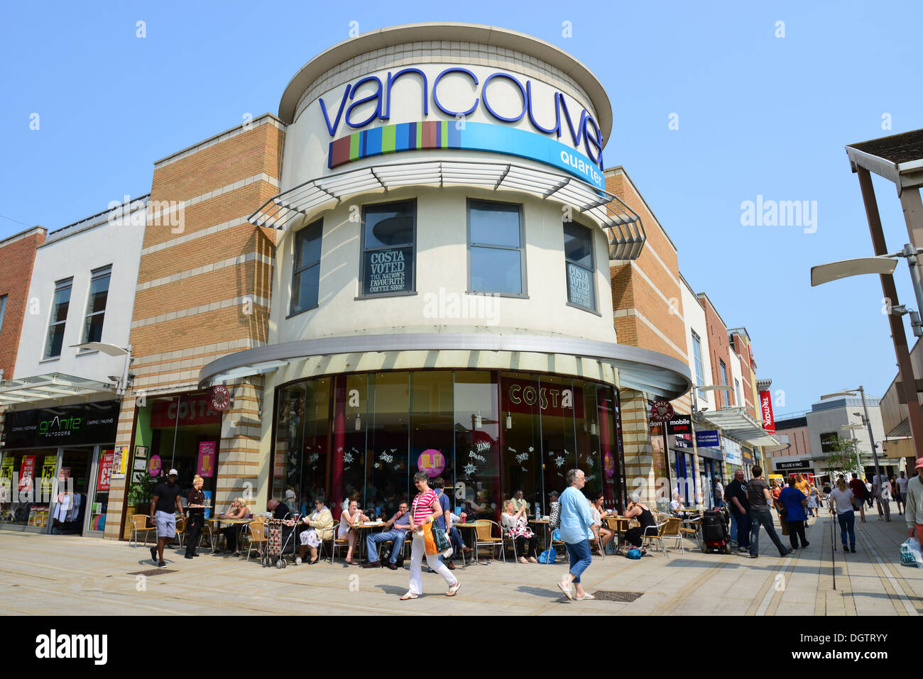 Neues Einkaufszentrum von Vancouver, King's Lynn, Norfolk, England, Vereinigtes Königreich Stockfoto