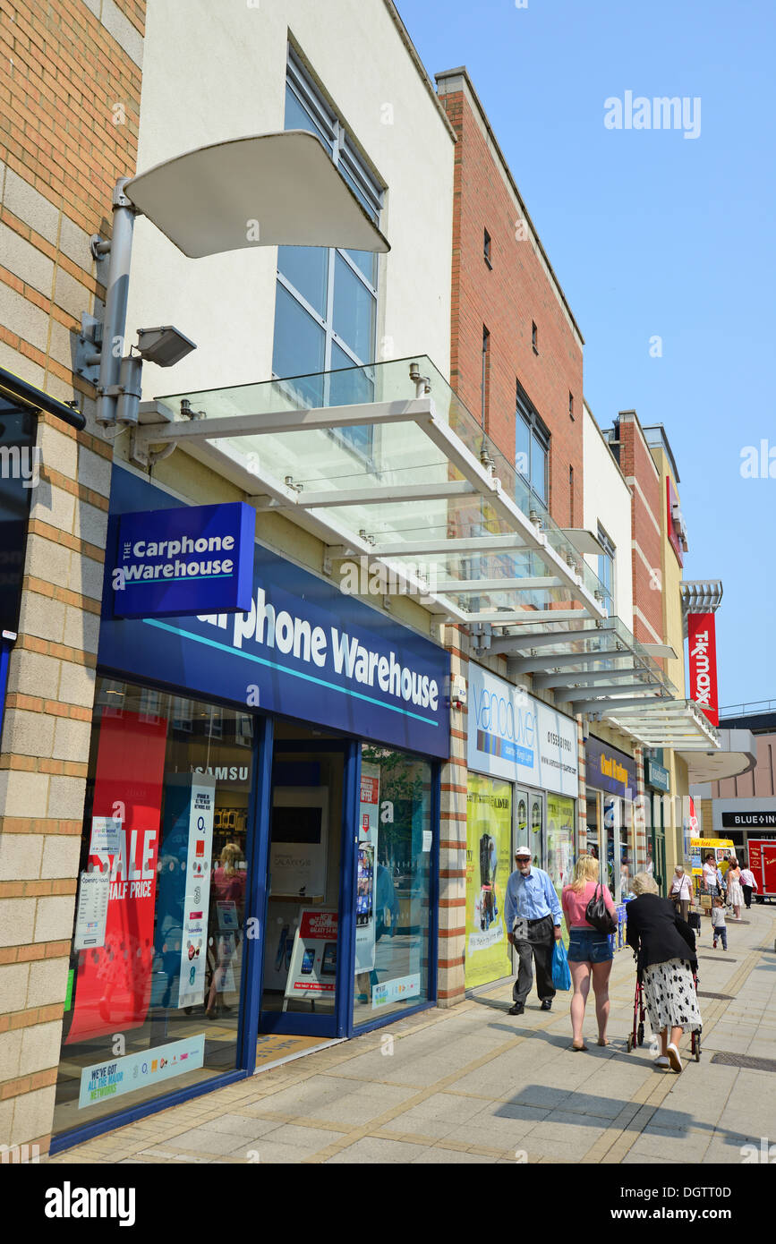 Broad Street, New Vancouver Shopping Centre, King's Lynn, Norfolk, England, Vereinigtes Königreich Stockfoto