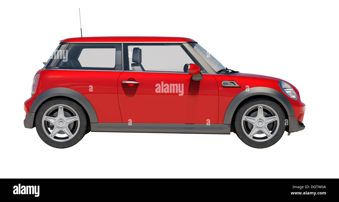 Auto isoliert Stockfoto