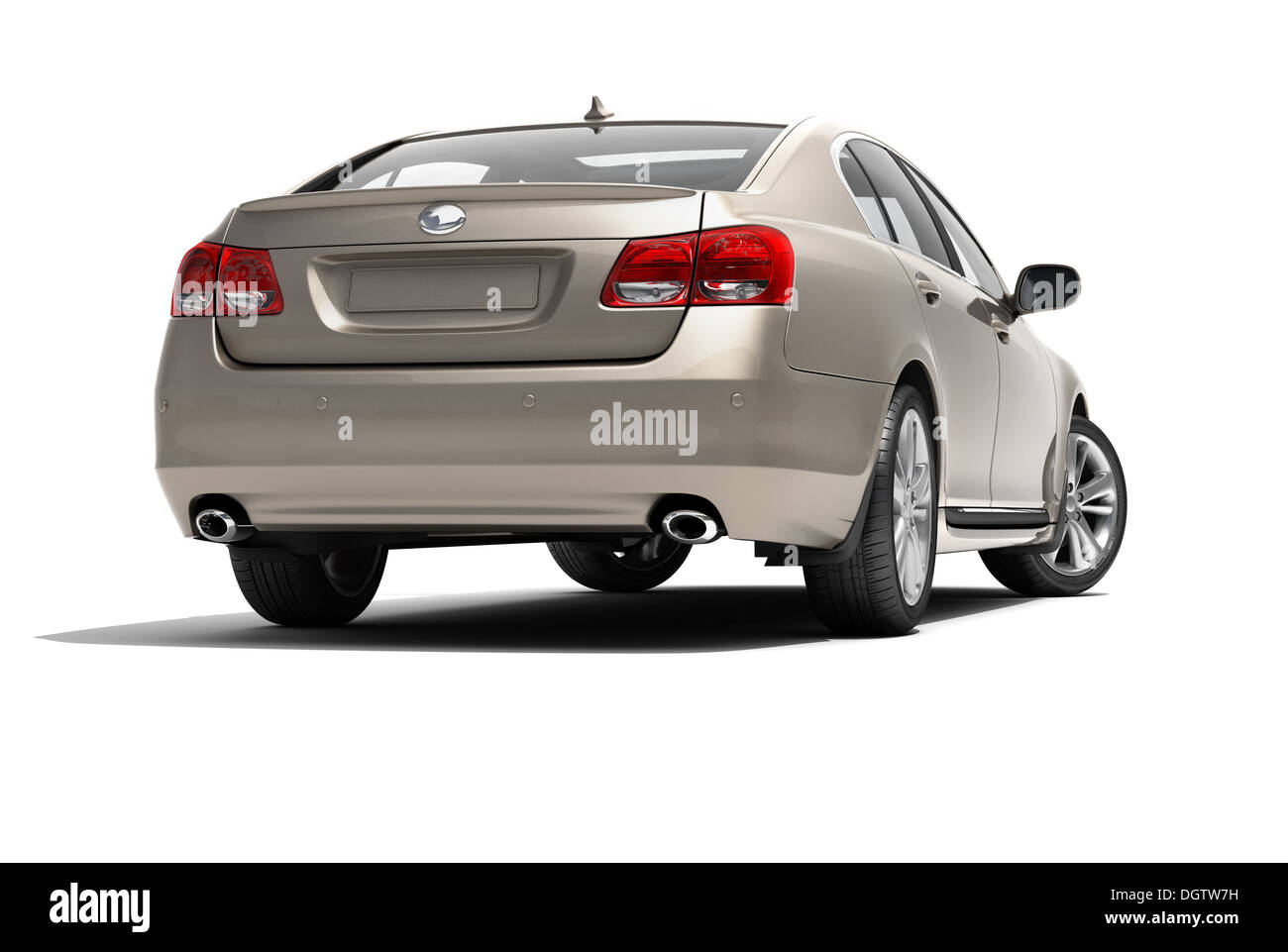 Auto auf einem hellen Hintergrund Stockfoto