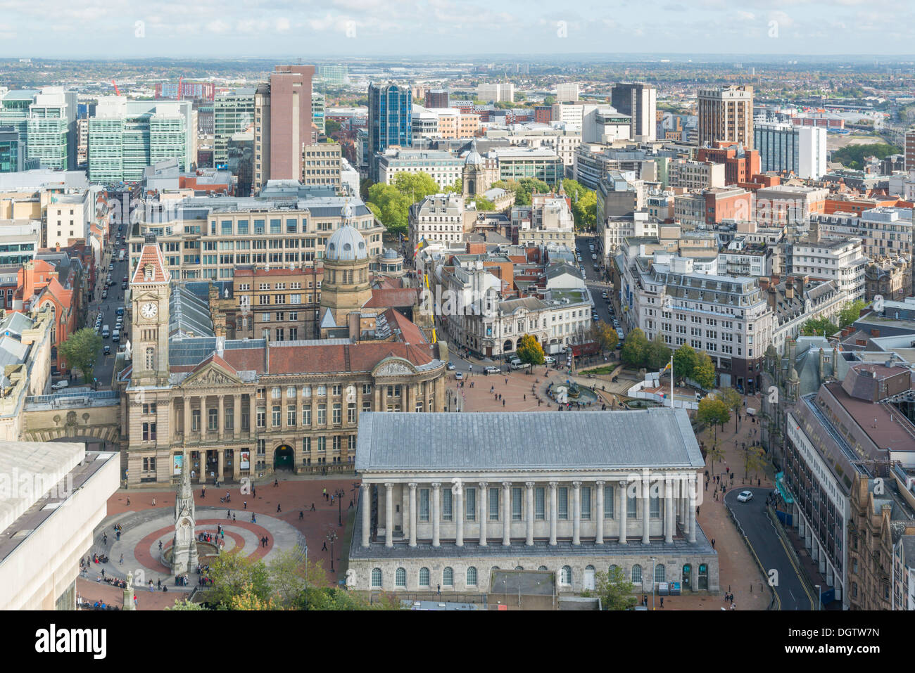 Stadtzentrum von Birmingham, West Midlands, England, UK, West Midlands, England, UK Stockfoto