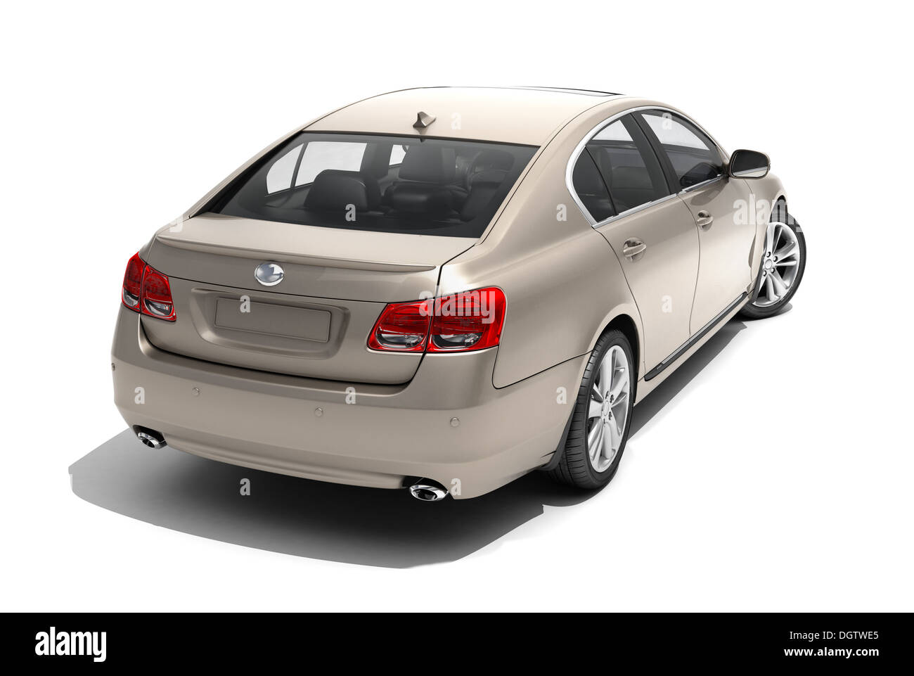 Auto auf einem hellen Hintergrund Stockfoto
