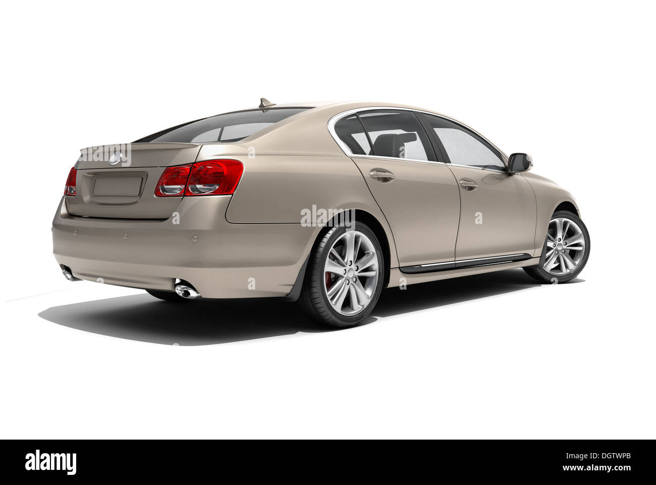 Auto auf einem hellen Hintergrund Stockfoto