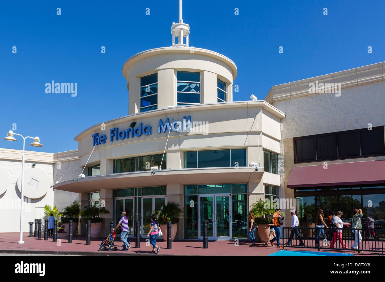 Eingang zum Florida Mall, Orlando, Zentral-Florida, USA Stockfoto