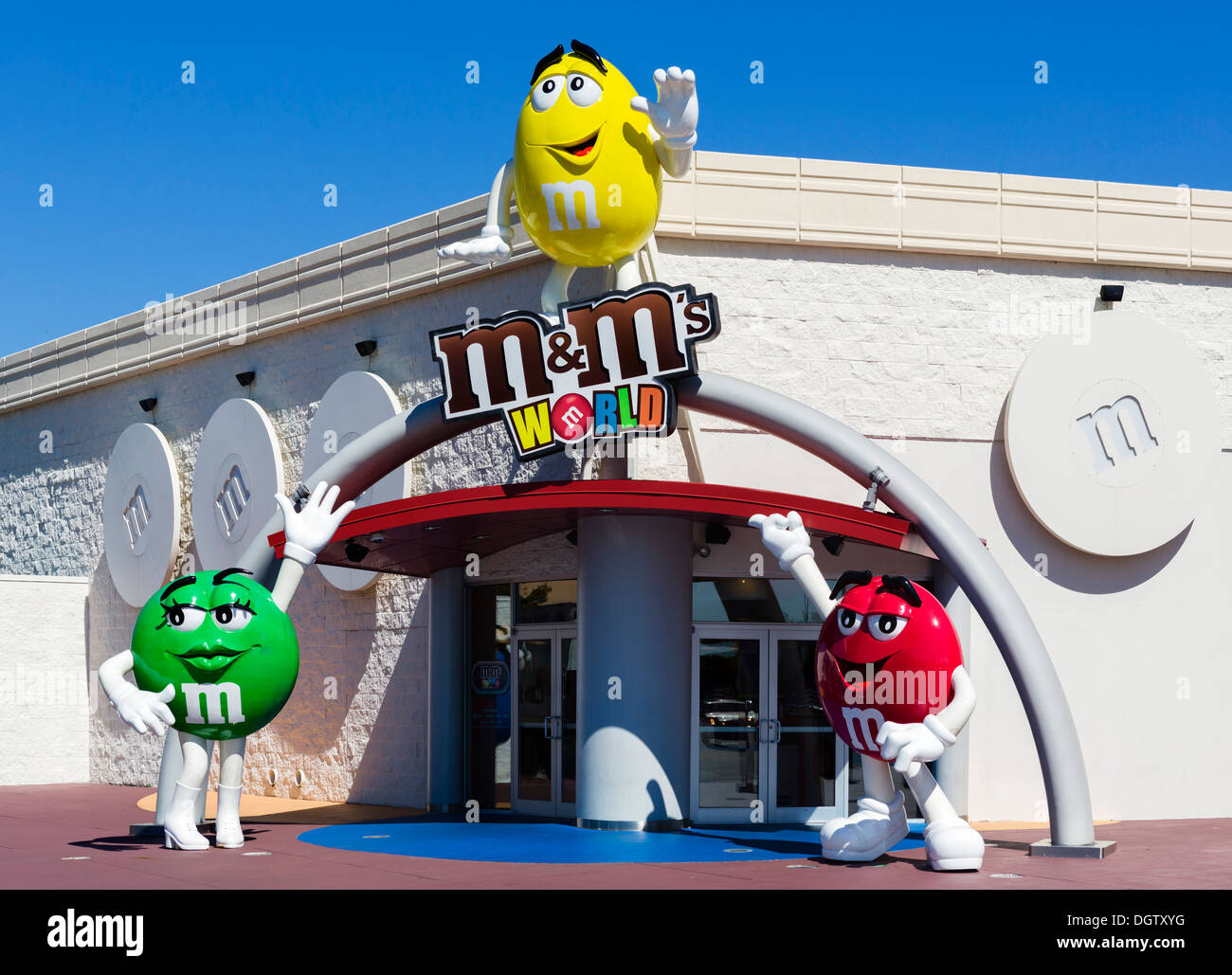 M & M' Welt an der Florida Mall, Orlando, Zentral-Florida, USA Stockfoto