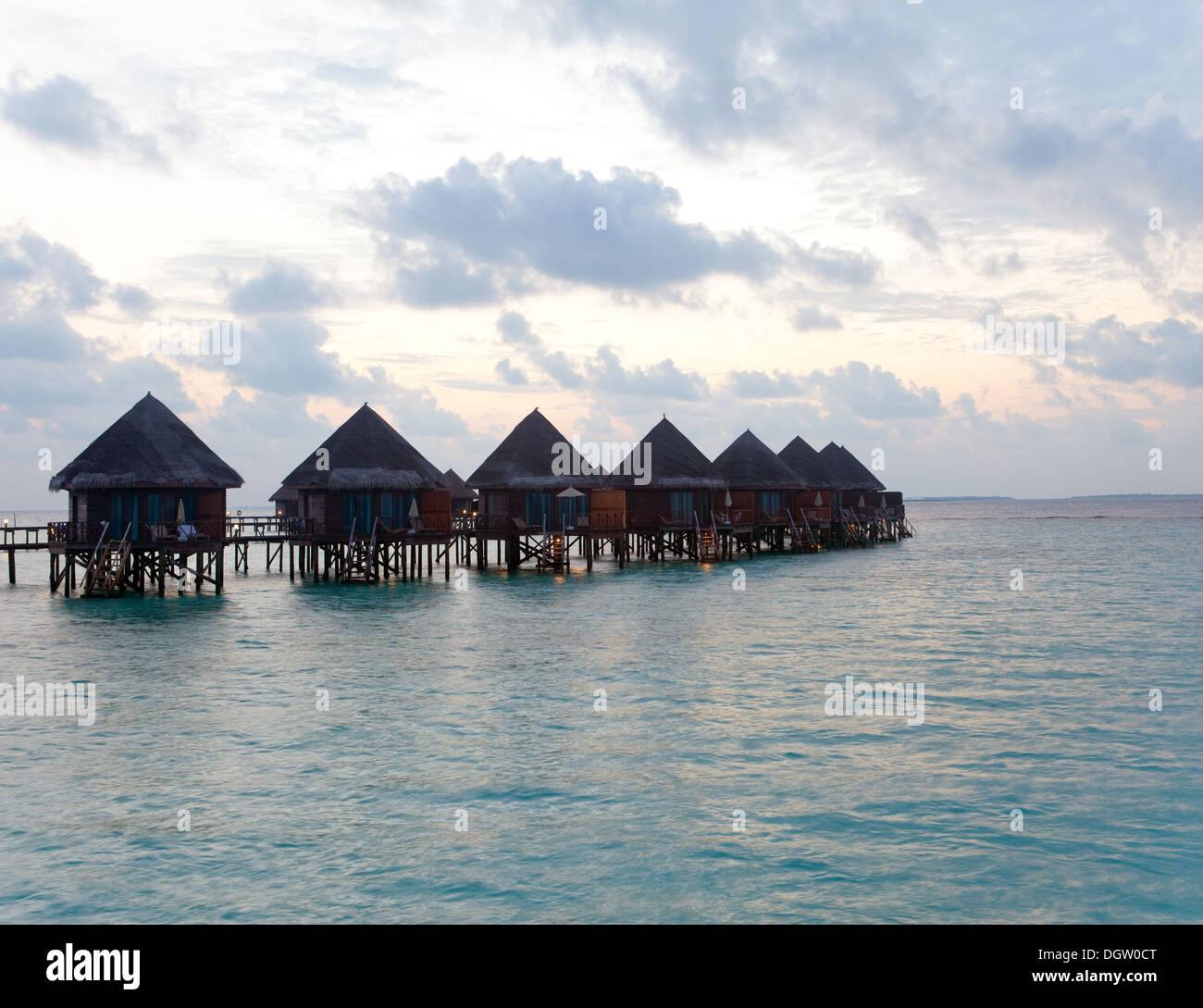 Maldives.Early Morgen Stockfoto