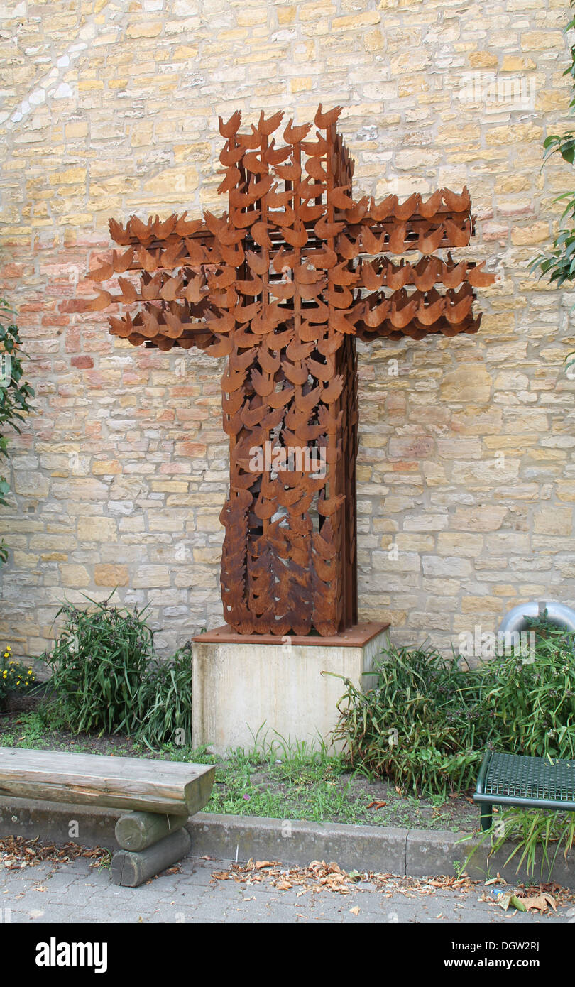 Ein Kreuz aus Eisen Stockfoto