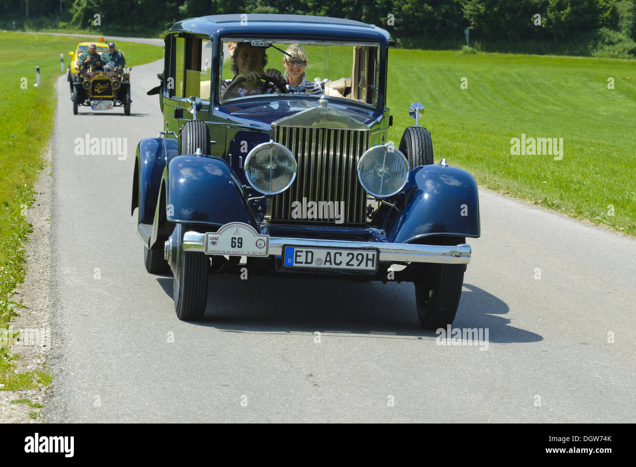 Oldtimer Auto Rolls Royce Landaulet Stockfoto