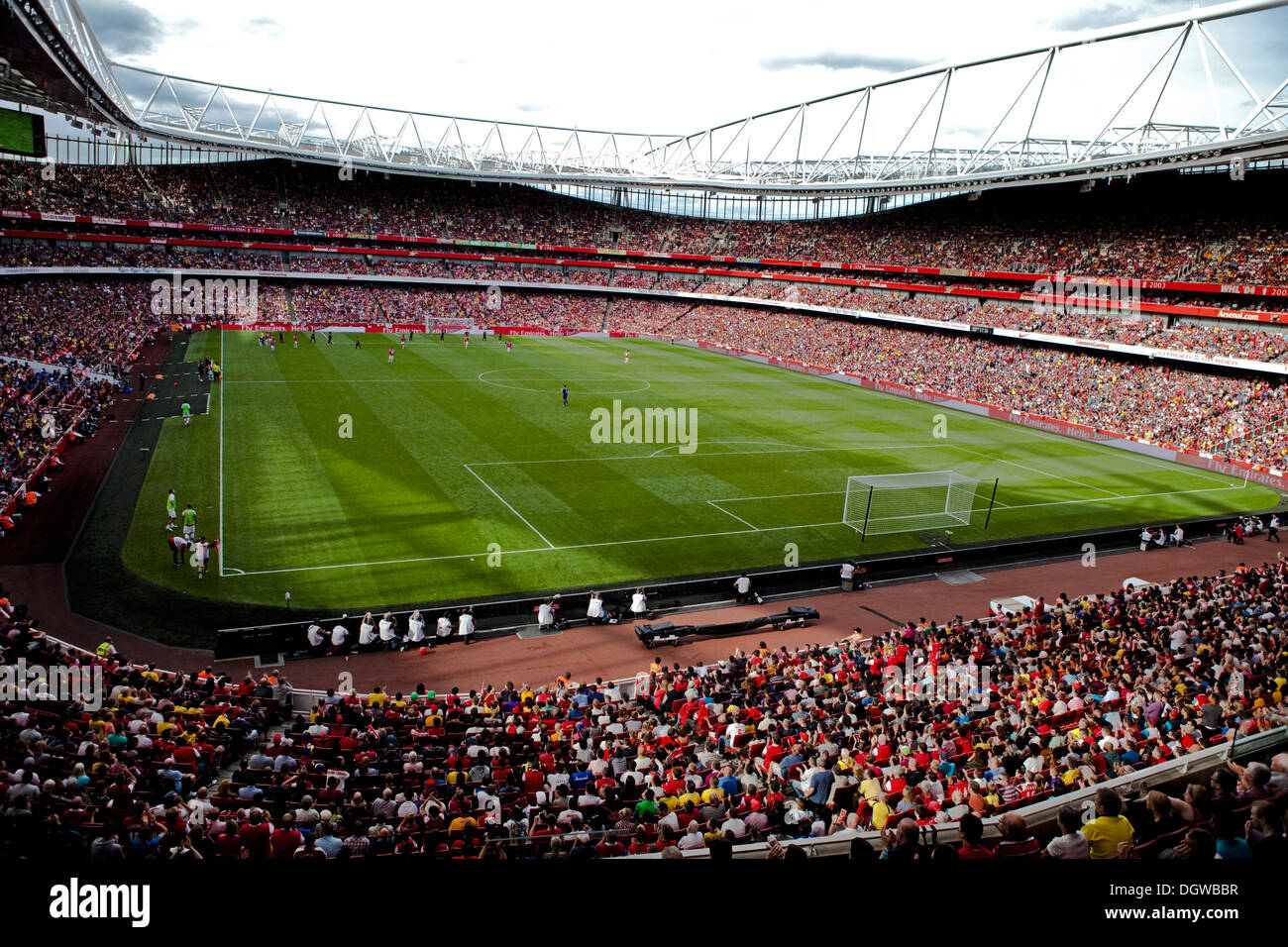 ARSENAL Football Club Heimstadion im EMIRATES STADIUM Stockfoto