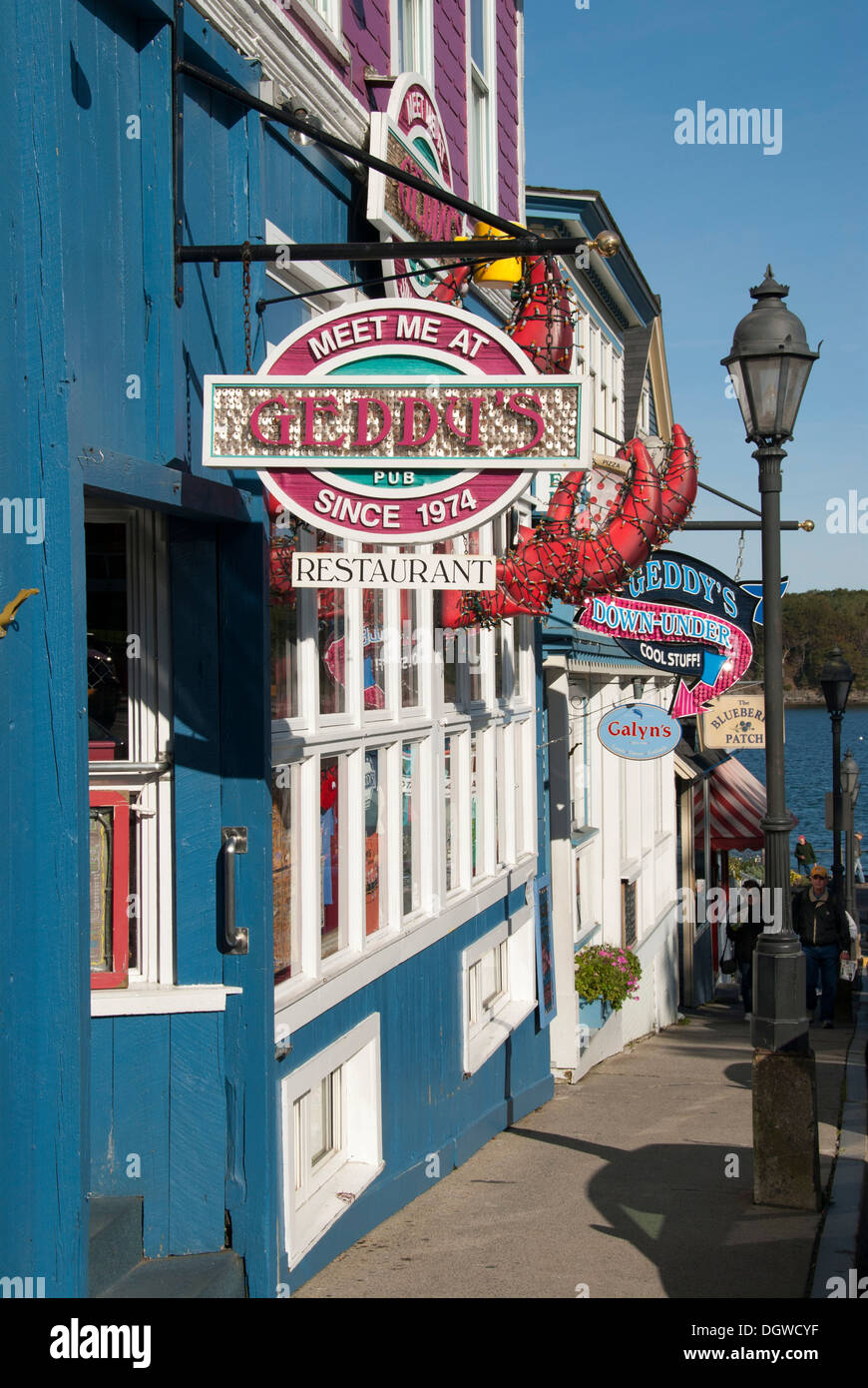 Geddy Lobster Restaurant, Bar Harbor, Maine, New England, USA, Nordamerika, Amerika Stockfoto