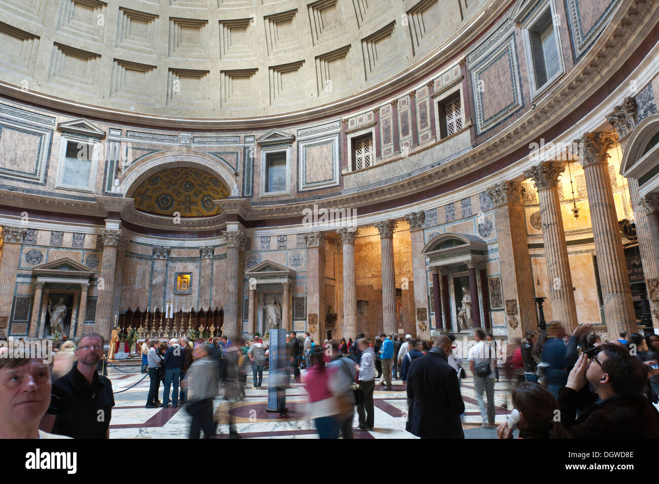 Römischen Antike, Pantheon, innere besichtigen, Rome, Lazio, Italien, Süd-Europa, Europa Stockfoto